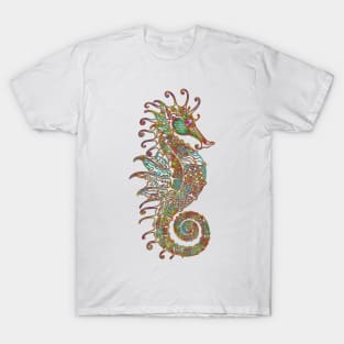 Zentangle Seahorse T-Shirt